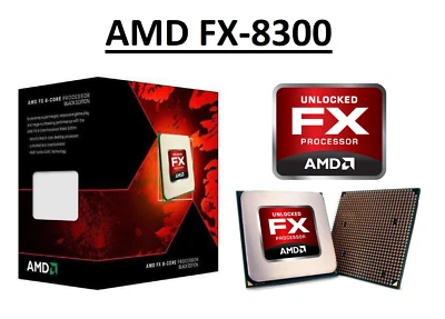AMD FX-8300 Octa Core Processor 3.3 - 4.2 GHz, 8MB Cache, Socket AM3+, 95W CPU  - Image 1 of 4