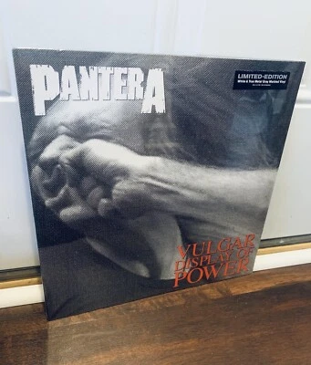 Pantera - Vulgar Display Of Power Vinyl Lp Limited Colored Splatter Metal Gray - Image 1 of 3