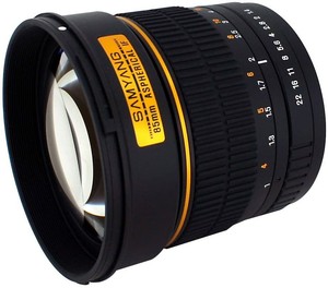 Samyang SY85M-S 85mm F1.4 Lens for Sony Alpha