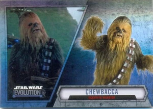 2016 Star Wars Evolution Silver Parallel Card 55 - CHEWBACCA - Picture 1 of 1