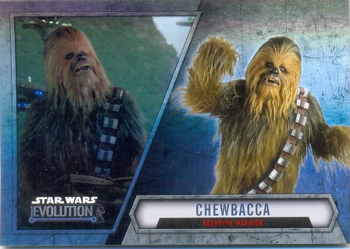 2016 Star Wars Evolution Silver Parallel Card 55 - CHEWBACCA - Image 1 of 1