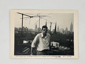 Allen Ginsberg (POSTCARD) New York City 1953 Photo by William Burroughs - Picture 1 of 2