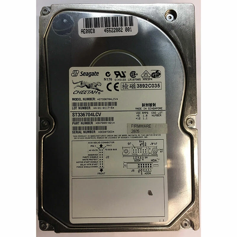9N7009-021 - Seagate 36GB 10K RPM SCSI 3.5" HDD U160 80 pin - Image 1 of 1