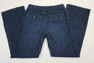 Pantalones de mezclilla para mujer LL Bean 8-M de altura de ajuste recto 31W 31L 9,5 elevación Usado en excelente condición yd - Imagen 1 de 7