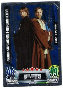 Star Wars Force Attax Movie Serie 2 Anakin Skywalker & Obi-Wan Kenobi - Jedi-Rit - Bild 1 von 2