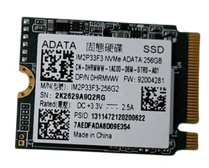 Unidad de estado sólido ADATA IM2P33F3-256G2 256 GB NVMe M.2 90-99 % de salud - Imagen 1 de 1