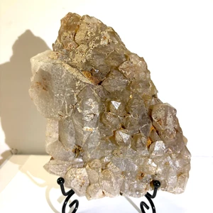 1430g Grande Cristallo Naturale Quarzo Grappolo Energia Minerale Decorazione #528 - Foto 1 di 9