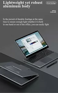 ZeeTec 15.6” 2 IN 1 LAPTOP COMPUTER FOLD HD Intel Alder Lake N95 12GB RAM 512GB - Picture 1 of 11
