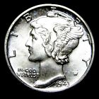 1943-D Mercury Dime Silver ---- Gem BU+ FB Coin ---- #II312