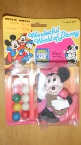 SUPERIOR OFFICIAL GUMBALL POCKET PACK DISPENSER DISNEY MINNIE MOUSE 1986 pez - Picture 1 of 2