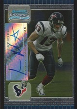 2005 Bowman Chrome Football #242 Jerome Mathis F RC AUTO