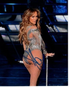 Foto SEXY 8x10 firmada por Jennifer Lopez con certificado de autenticidad holograma - Imagen 1 de 2