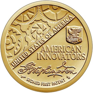 P&D First Patent 2018 - American Innovation $1 - Juego de 2 monedas con envío gratuito - Imagen 1 de 6