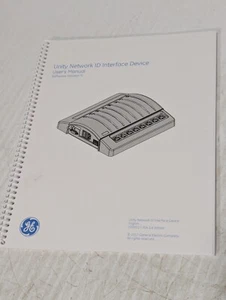 GE Unity Network ID Interface Device User's Manual, Hardcopy and Disk, v9A SW - Picture 1 of 4