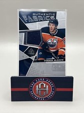 2021-22 SP Game Used Hockey Connor McDavid Authentic Fabrics Patch Oilers MM