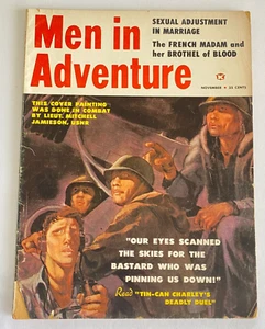 Vtg November 1959 Men In Adventure Magazine - Picture 1 of 6