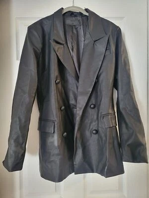 BLANKNYC Vegan Leather Blazer Medium - Image 1 of 4