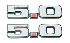 ¡PAR!! 79-93 Ford Mustang GT LX 5.0 cromo guardabarros 1979-1993 carrocería Fox - Imagen 1 de 1