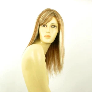 Perruque femme mi-longue blond foncé méché blond clair VERA F27613 - Imagen 1 de 8