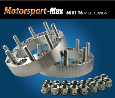 Wheel Adapters 8 Lug 8x170 Ford F250 F350 Super Duty Spacers 2.5" - Image 1 of 2