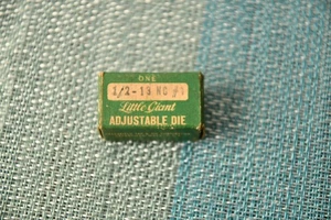 Greenfield Little Giant Adjustable Thread Die 1/2" - 13 NC - Picture 1 of 4