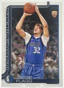 2025-26 Topps Basketball Cooper Flagg #201 RC Dallas Mavericks - Picture 1 of 2