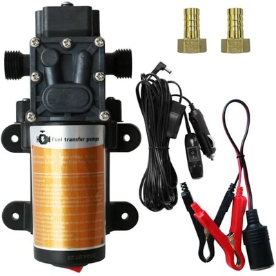 Portable DC 12V Electric Gasoline Transfer Pump, with 75W DC Single Pump 110GPH - Image 1 of 4