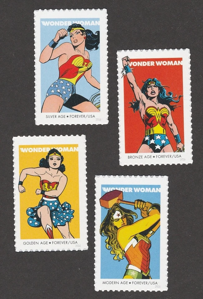 US - 2016 Wonder Woman FOREVER #5149-5152 - VF MNH - FREE SHIP US - Image 1 of 1