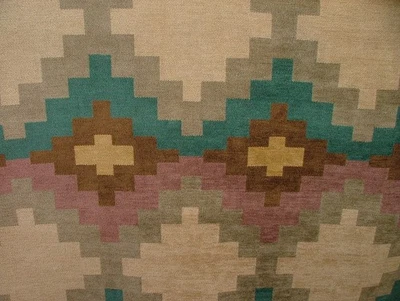 Tela de cojín de tapicería de chenilla Marvic Kilim de 9,5 metros Foto 1 de 4