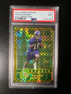 2003 Topps Chrome Gold Xfractor #179 Keenan Howry PSA 9 #'d 76/101 Only 1 Graded - Image 1 of 2