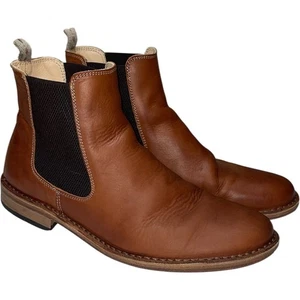 Astorflex 1820 Brown Leather Chelsea Boots Size: EU 45 / US 12 - Picture 1 of 9