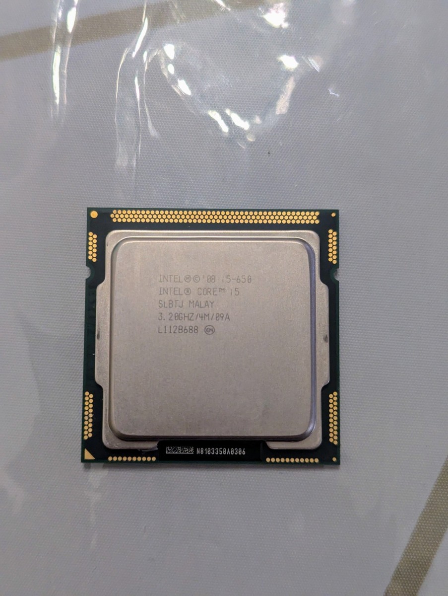 (未使用･未開封品)　Core i5-650 3.2GHz/4M/LGA1156 SLBTJ 中古バルク f4u0baa Yahoo!オークション -「core i5-650」の落札相場・落札価格