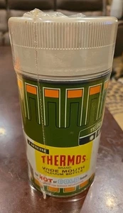 1970's VINTAGE THERMOS WIDE MOUTH VACUUM BOTTLE for HOT/COLD foods 10 OZ. SEALED - Picture 1 of 6
