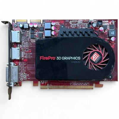 AMD ATI FirePro V4800 1 GB GDDR5 SDRAM PCI Express 2.0 x16 Video Card - Image 1 of 4