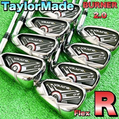 TaylorMade Burner 2.0 Irons #4-9,Pw,Aw(8Clubs)/Genuine Steel/Flex:Regular - Image 1 of 4