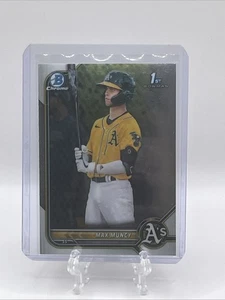 Max Muncy 2022 Bowman Chrome Prospect 1st Bowman #BCP-89 Athletics - Bild 1 von 2