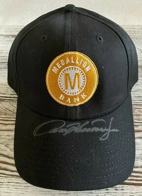 Medallion Bank Sam Hornish Jr. Signed Autographed Cap Hat Petty Motorsports  - Image 1 of 3