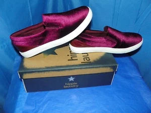 HIPPIE LAUNDRY WOMENS PIPPA BURGUNDY SLIP ON SHOE A5136-31K SIZE 9 NEW IN BOX - Picture 1 of 11