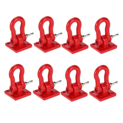 8PCS RC Climbing Truck Ganci Di Traino In Scala 1/10 Per RC Axial SCX10  D90 - Immagine 1 di 4