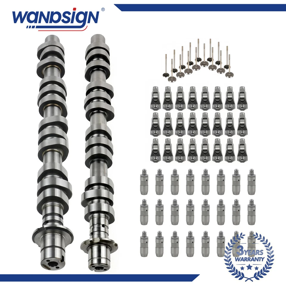 Camshaft Kit w/Rocker Arm Lifter Valve For Ford Mustang F150 4.6L 5.4L 3V 05-14 - Image 1 of 4