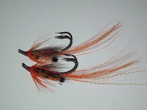 salmon/seatrout fly----2 Ally Shrimp tied on Loop size 4 - Picture 1 of 2
