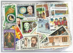 French Community - 500 Different Stamps Mixed in Bag - Picture 1 of 1