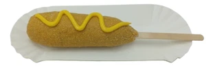 Nueva exhibición de comida falsa de maíz con mostaza - Imagen 1 de 2