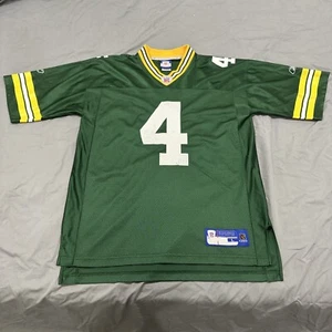 Reebok Green Bay Packers Brett Favre Trikot Größe Large 4 - Bild 1 von 14