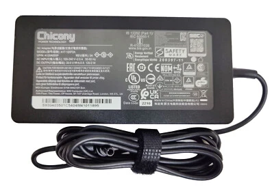 Chicony 20V 6A 120W AC Adapter Charger For MSI Cyborg A13VE-218US A12VF-215US - Image 1 of 4