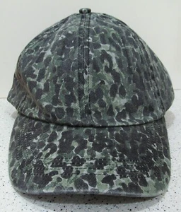 Gorra de béisbol Anthropologie unisex talla única negra y verde multi camuflaje manchas de animales - Imagen 1 de 13