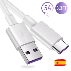 Cable Usb Tipo c Carga Rápida 5A para Móvil Tablet Cable USB-C Quick Charger. - Imagen 1 de 15