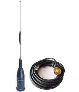 Antena wielopasmowa Radio mobilne UHF VHF 800 900 MHz Uchwyt otworowy Mini-UHF BR137 - Zdjęcie 1 z 5