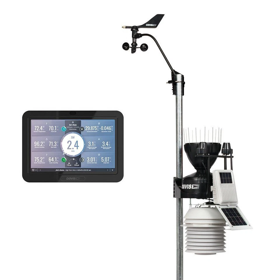 Davis Vantage Pro2 Wireless Weather Station - Black (6263)