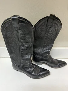 Ladies Laredo Western Boot Black Women Size 6 1/2 - Picture 1 of 5